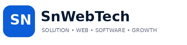 SnWebTech Solution logo